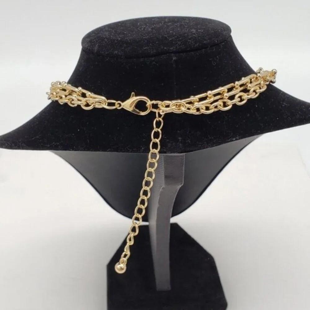 Authentic Louis Vuitton Lock & Key W/ Unbranded Stainless Steel Gold DoubleChain - Picture 10 of 13